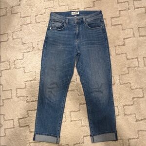 Le Jean Women's Classic Blue Straight Leg Jeans